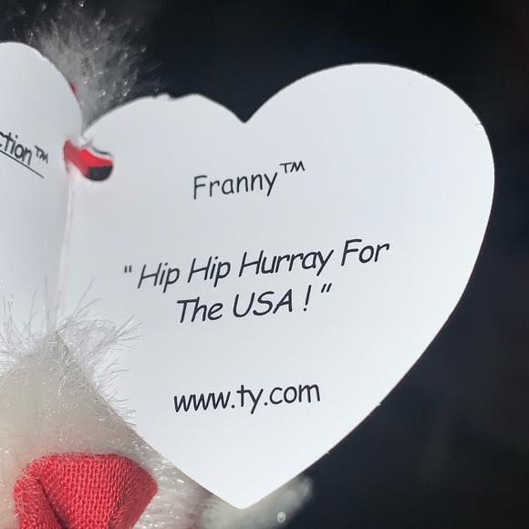 NEW TY Beanie Babies Spangle Glory Franny SET OF 5 - Picture 7 of 8